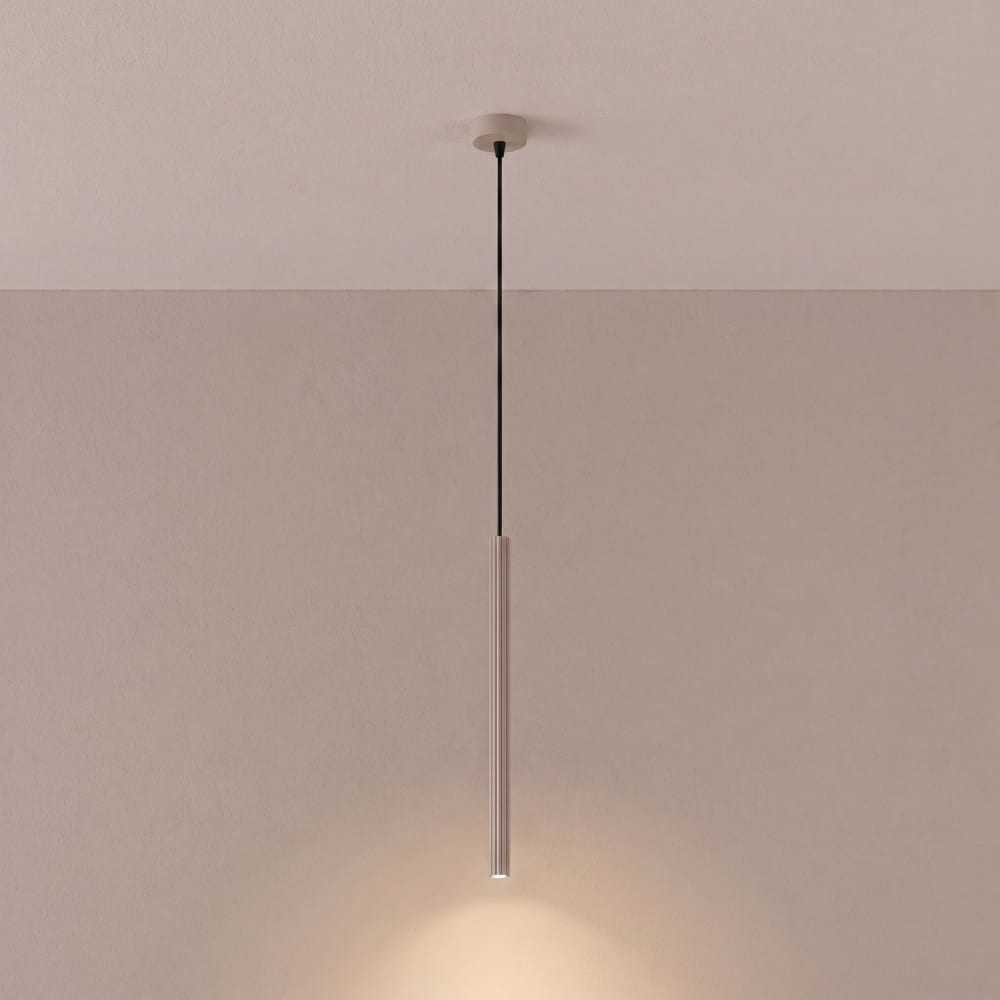 Suspension acier taupe h 120 cm — vue 4
