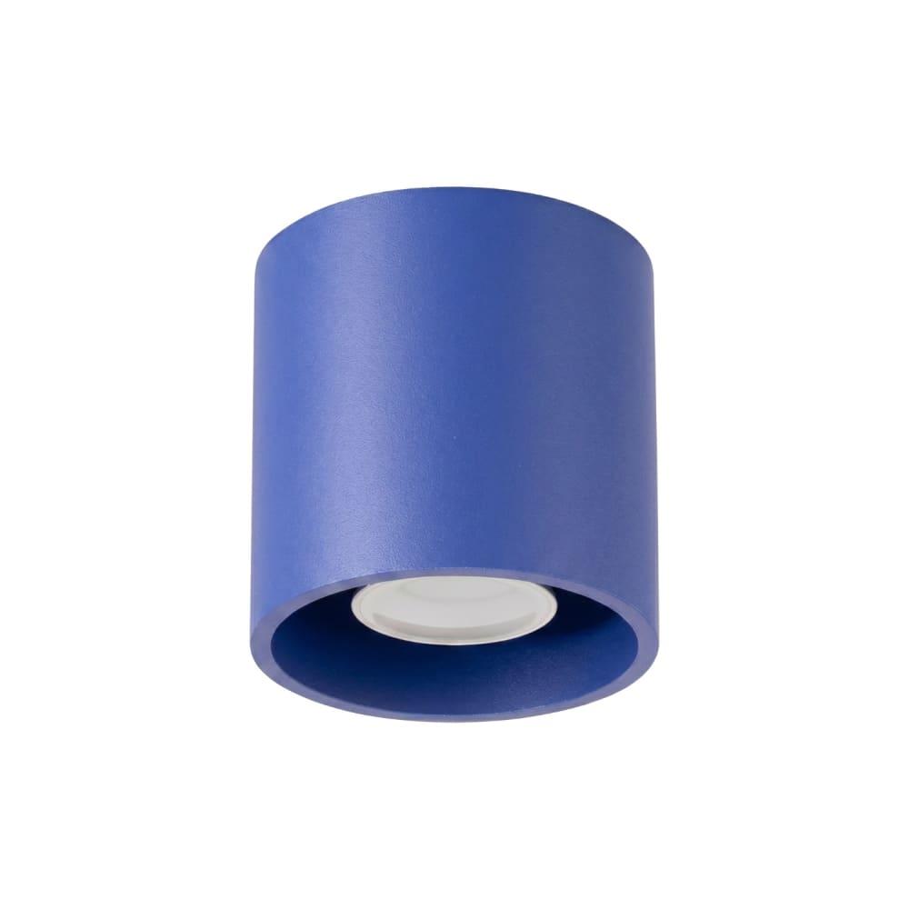 Plafonnier aluminium outremer h 10 cm