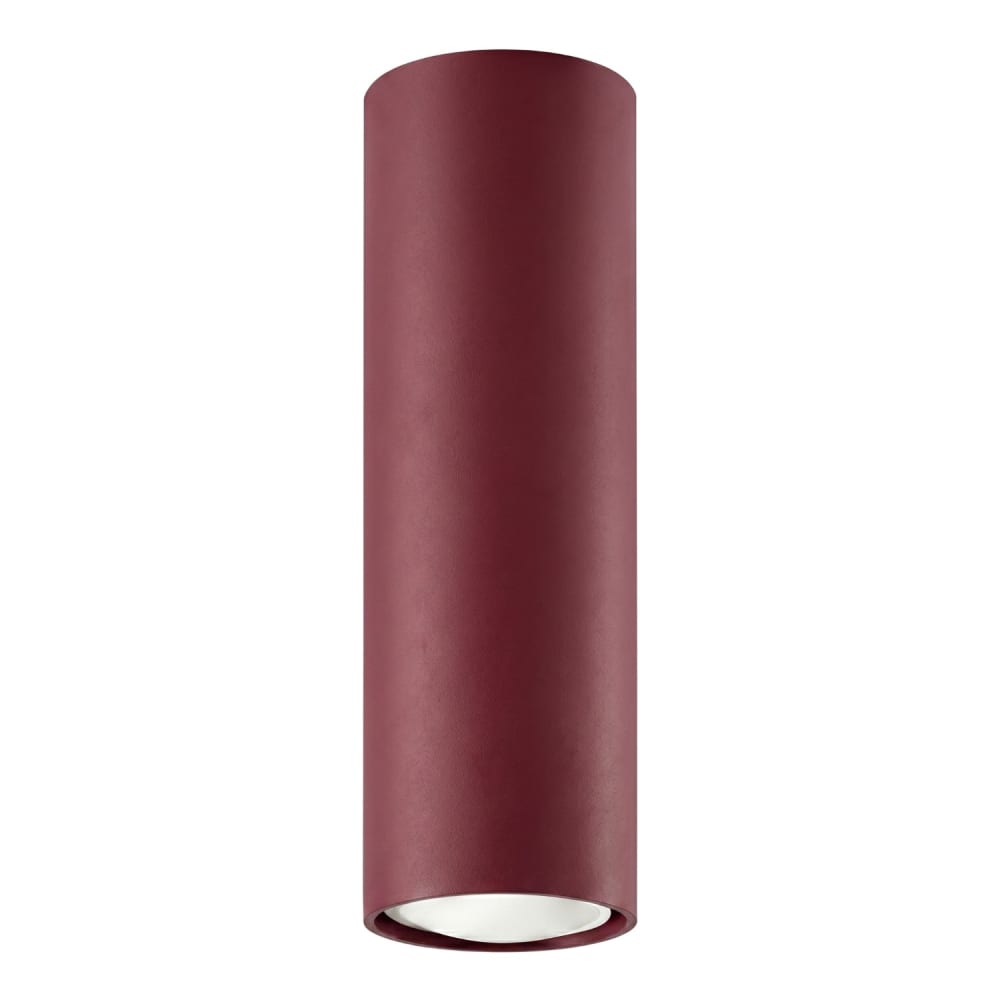 Plafonnier acier bourgogne h 20 cm