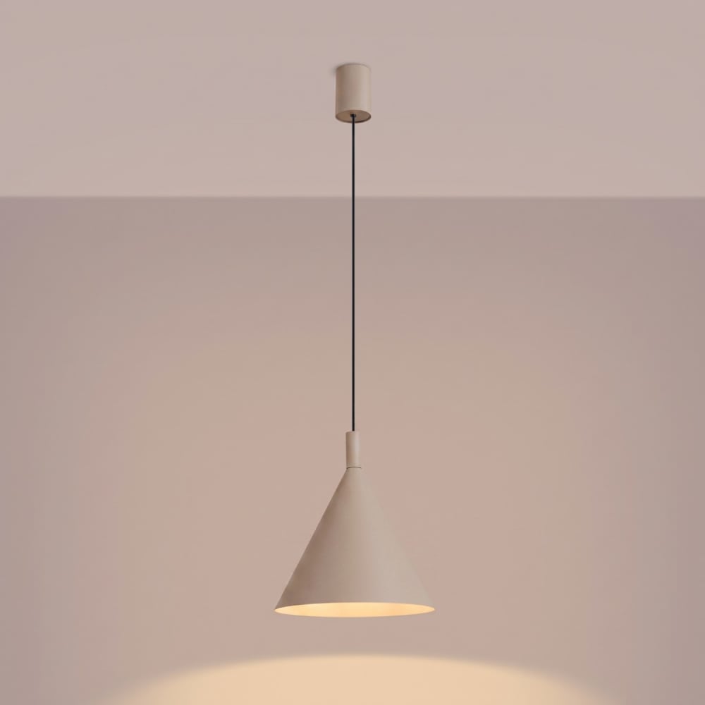 Suspension acier taupe h 140 cm — vue 4