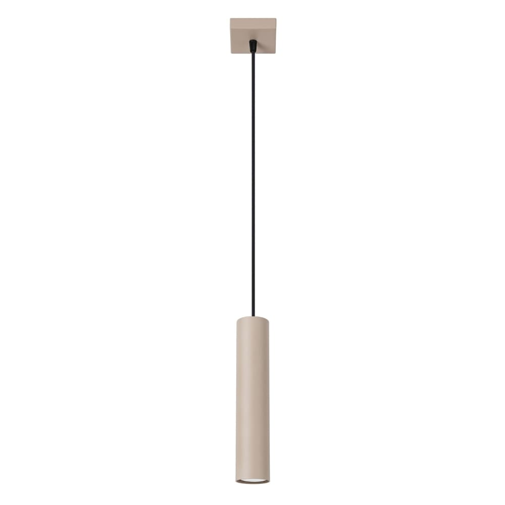Suspension acier taupe h 100 cm