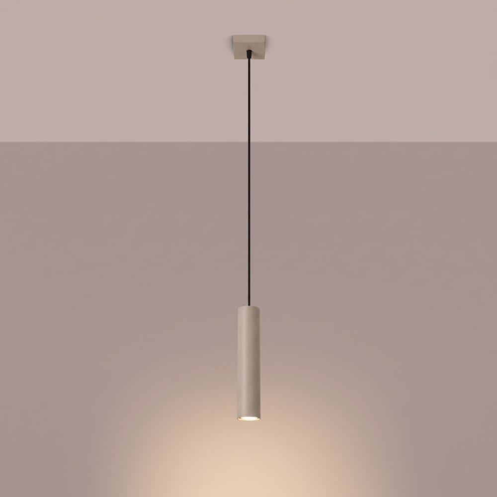 Suspension acier taupe h 100 cm — vue 4