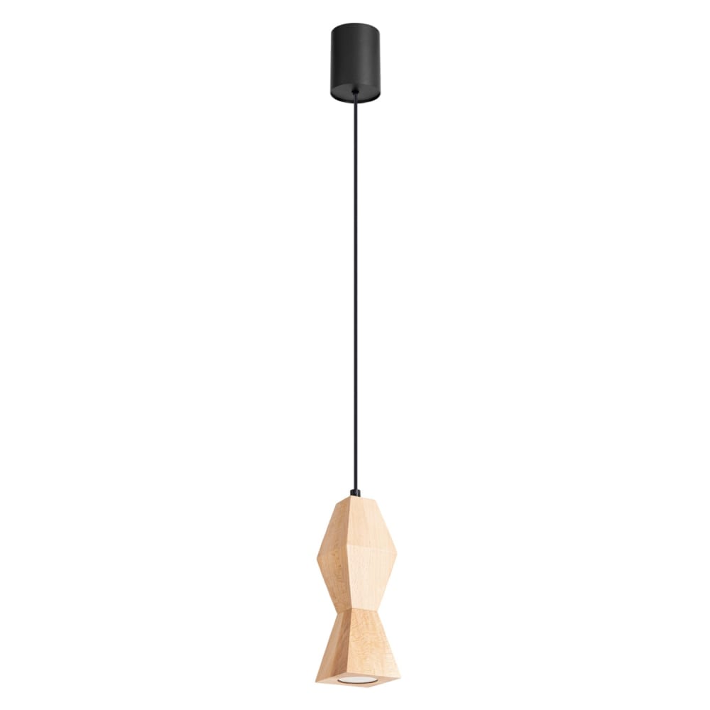 Suspension bois - hêtre bois naturel h 200 cm