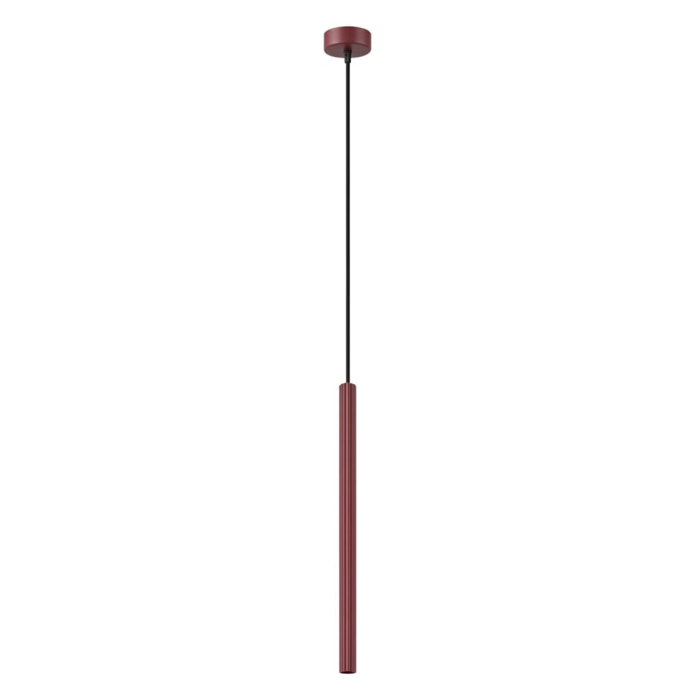 Suspension acier bourgogne h 120 cm