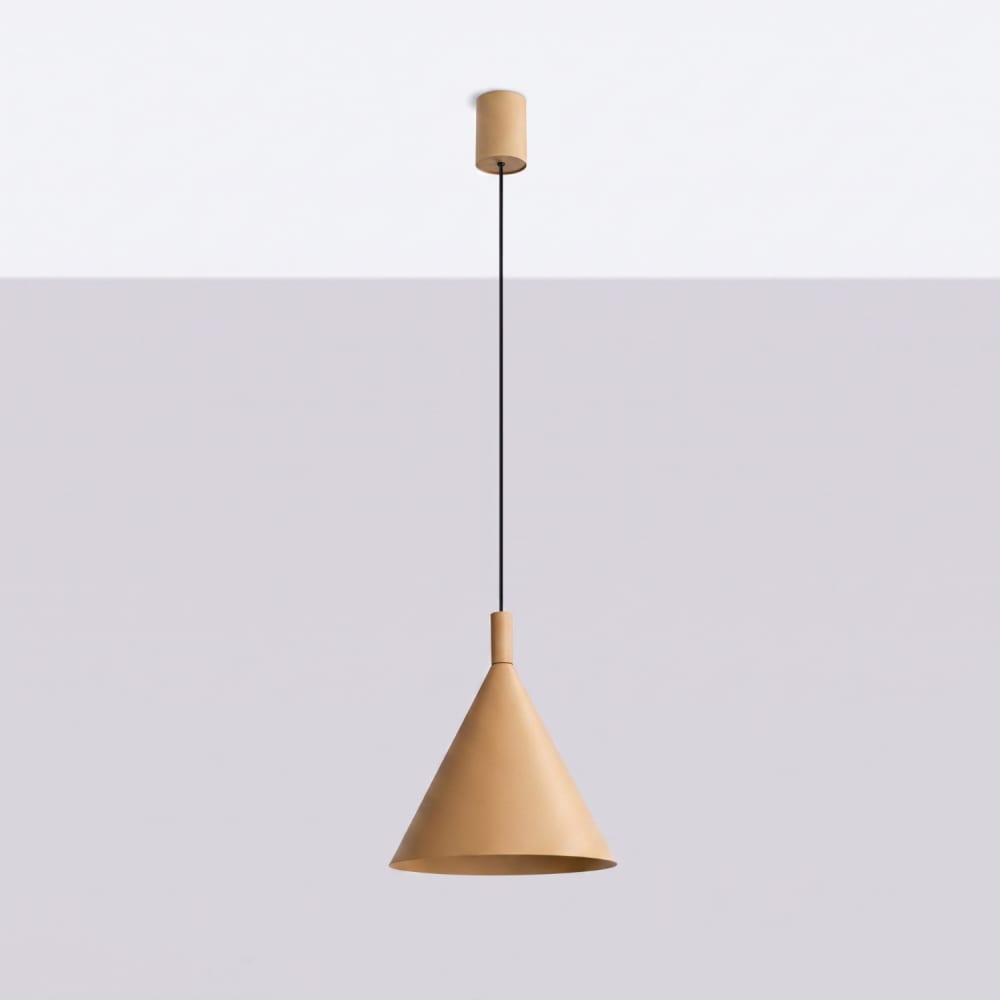 Suspension acier doré h 140 cm — vue 3
