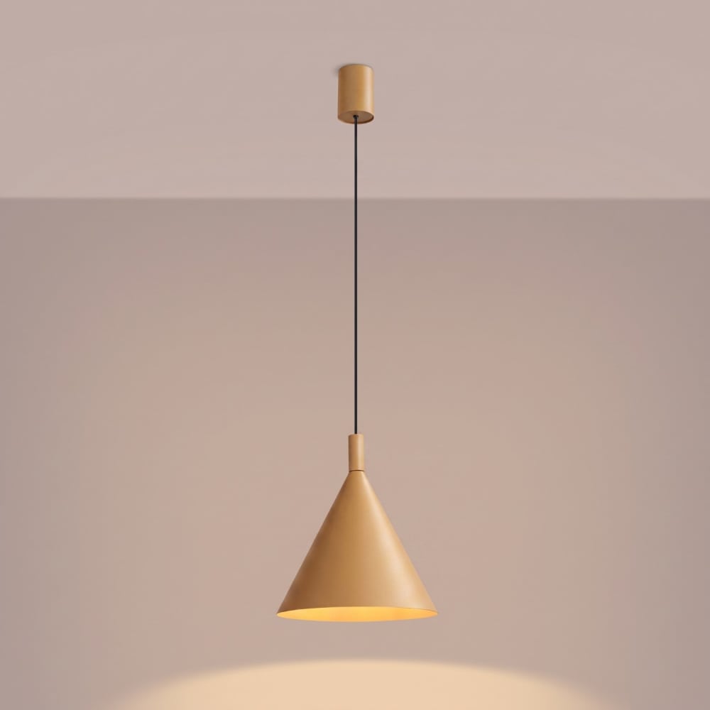 Suspension acier doré h 140 cm — vue 4