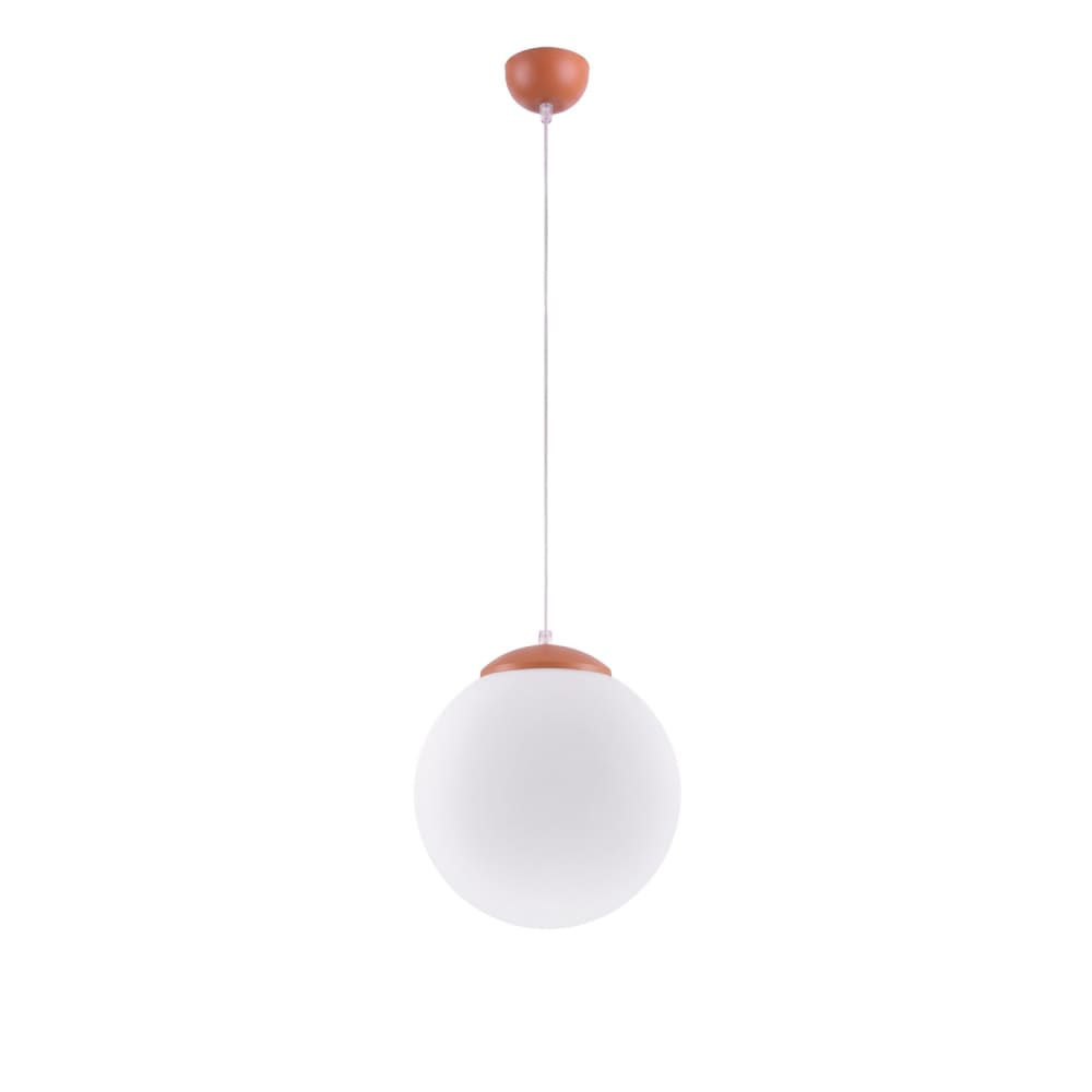 lampara colgantes ocre rojo acerovidrio alt 120 cm