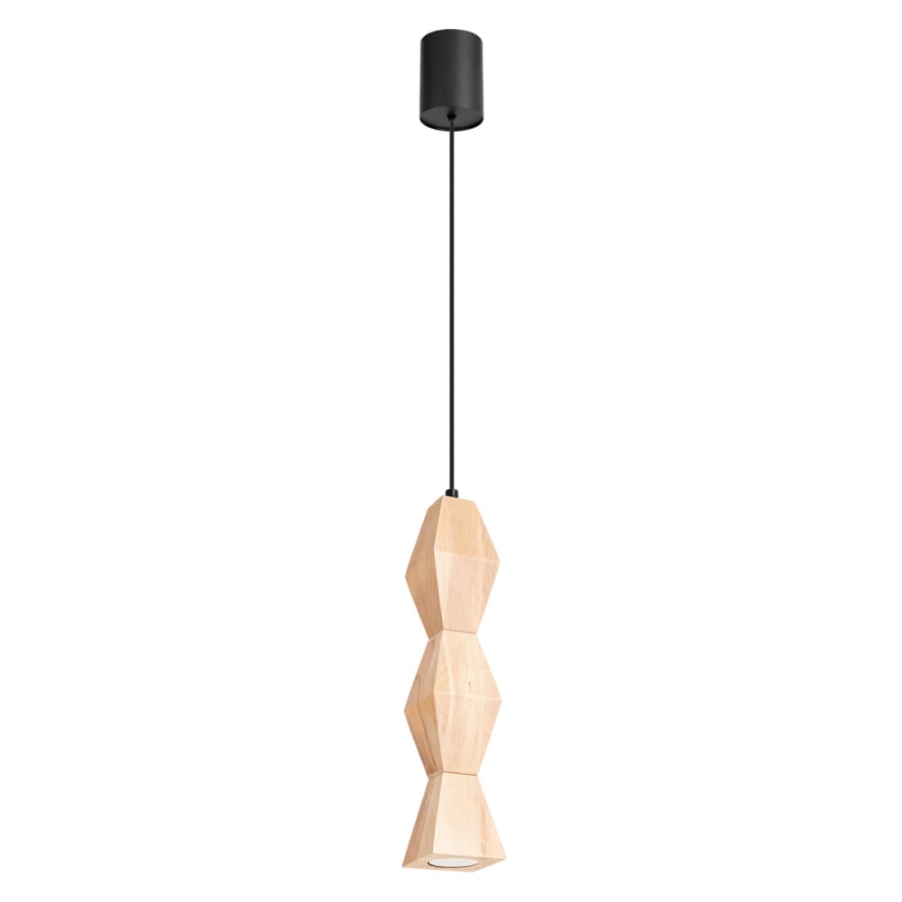 Suspension bois - hêtre bois naturel h 200 cm