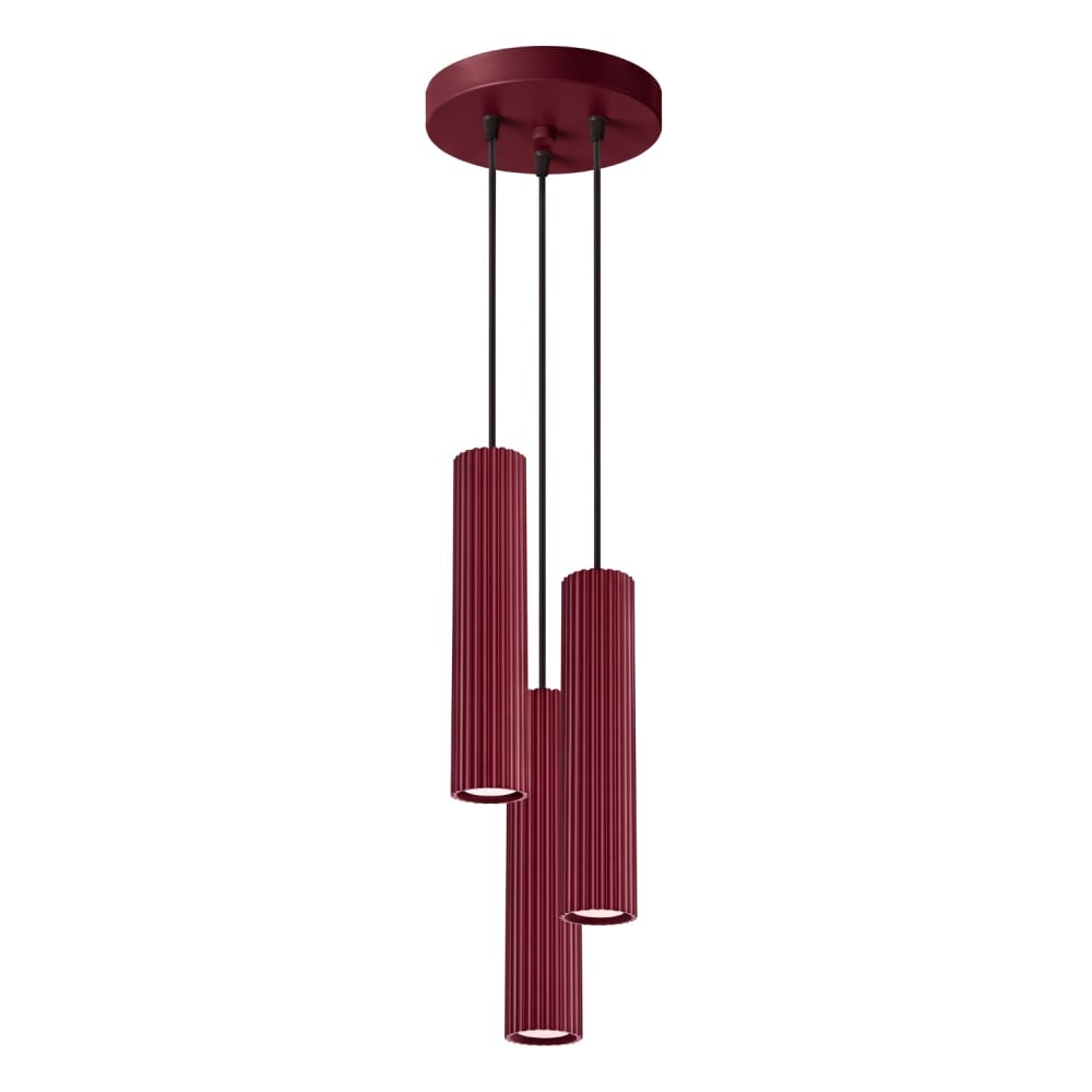 Suspension aluminium bourgogne h 108 cm