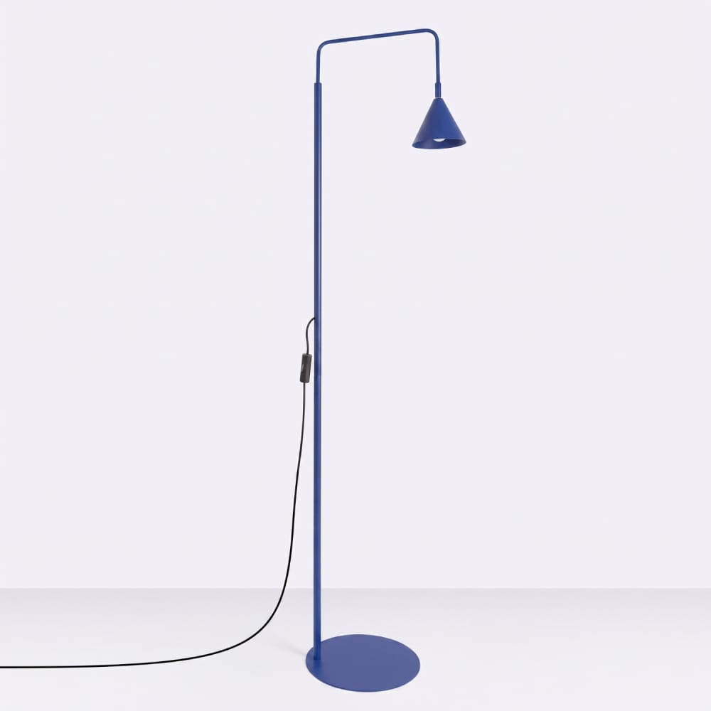 Lampadaire acier outremer h 165 cm — vue 3