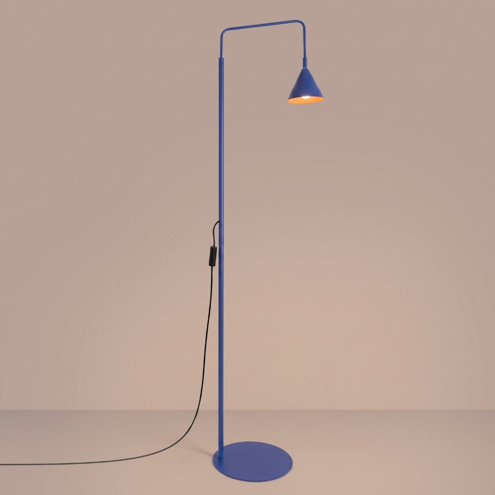 Lampadaire acier outremer h 165 cm — vue 4