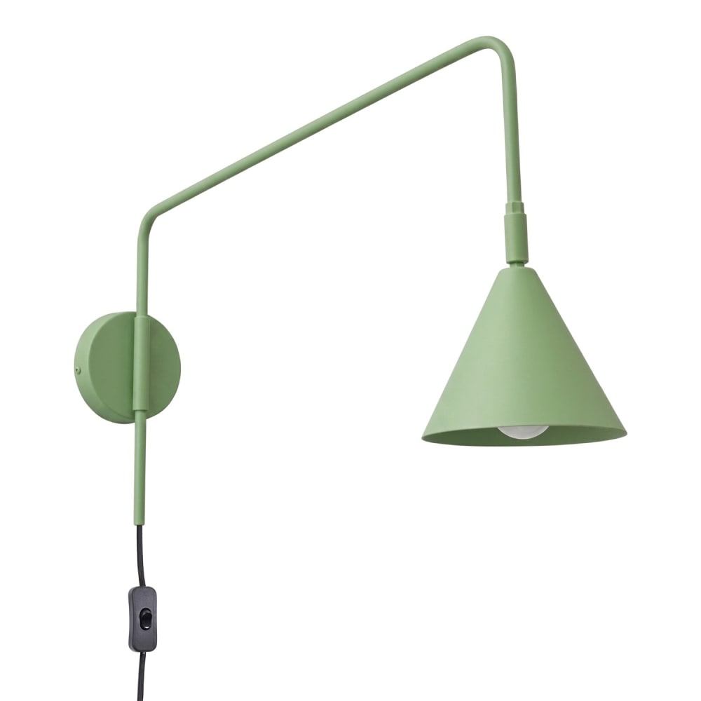 Applique acier sauge h 30 cm