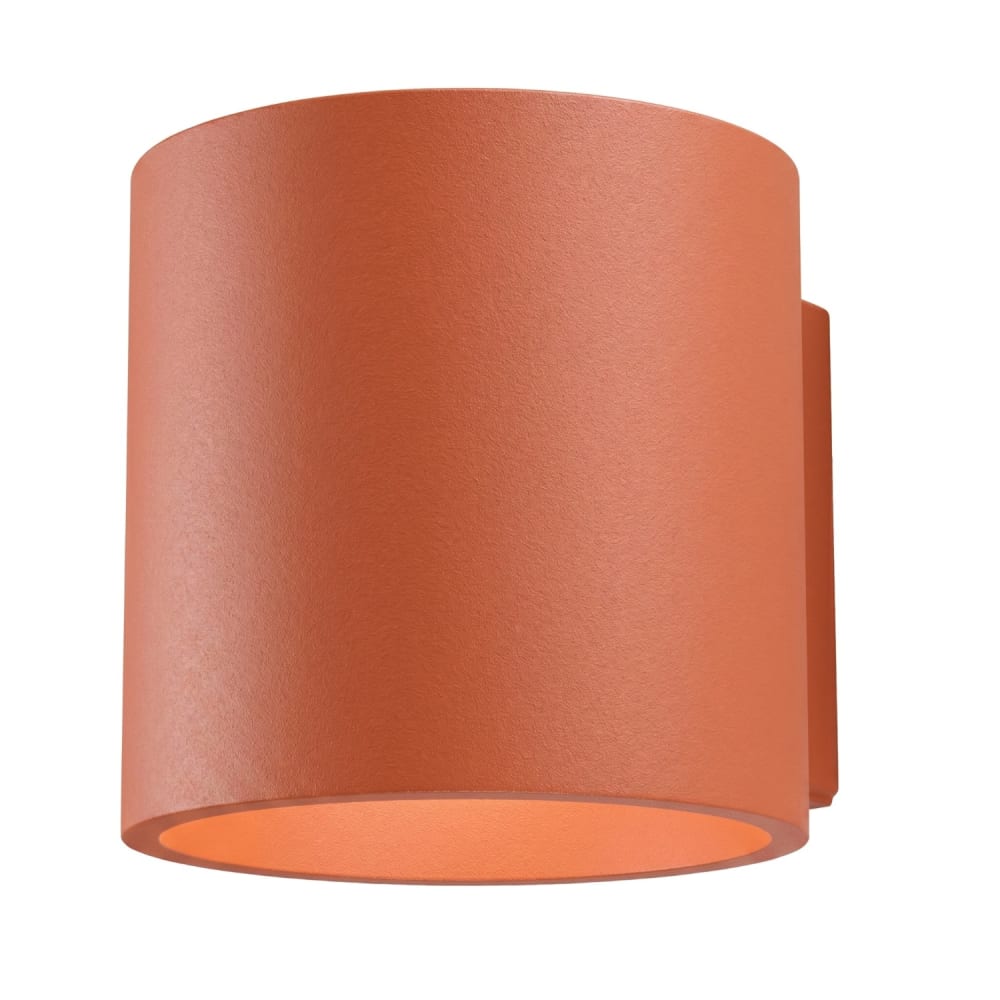 Applique aluminium ocre rouge h 10 cm Applique aluminium ocre rouge h 10 cm
