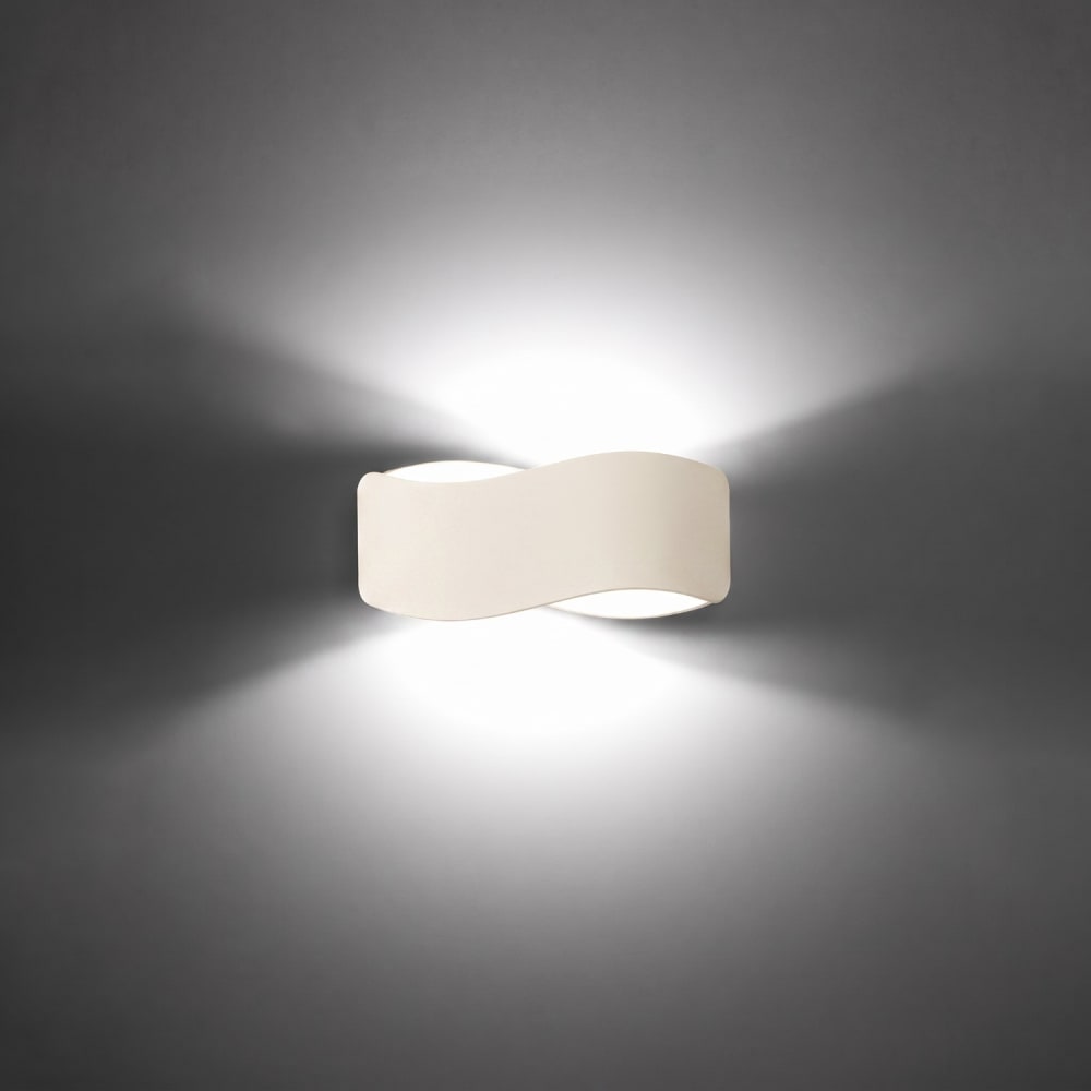 Applique acier beige h 13 cm — vue 4
