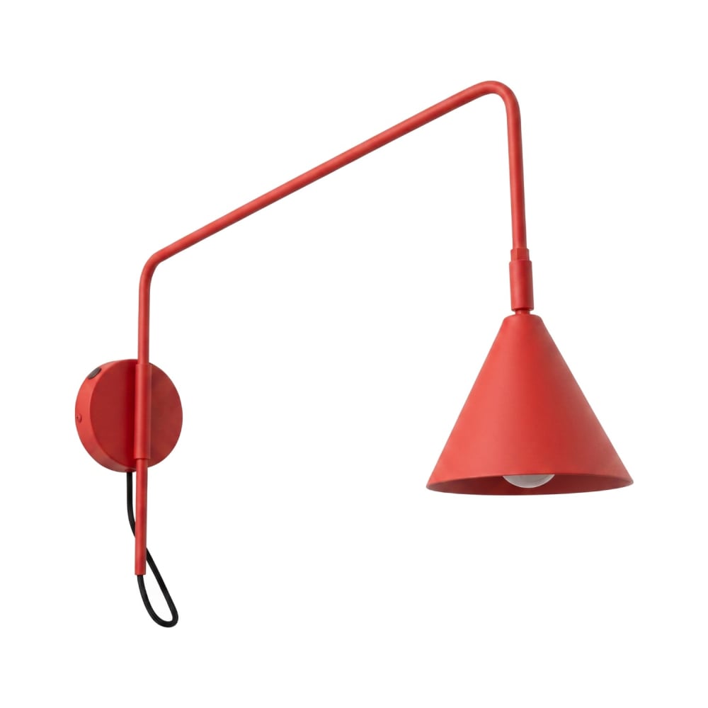 Applique acier rouge h 30 cm Applique acier rouge h 30 cm