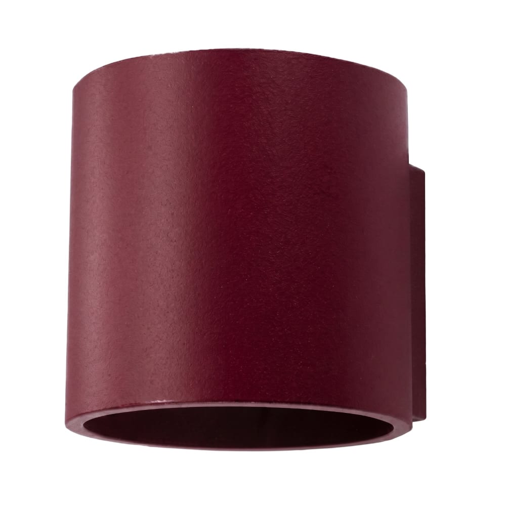 Applique aluminium bourgogne h 10 cm