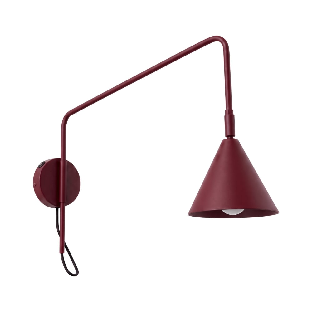 Applique acier bourgogne h 30 cm Applique acier bourgogne h 30 cm