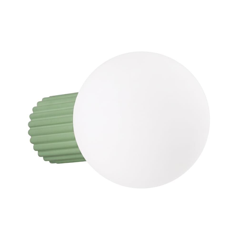 Applique aluminium/verre sauge h 12 cm Applique aluminium/verre sauge h 12 cm
