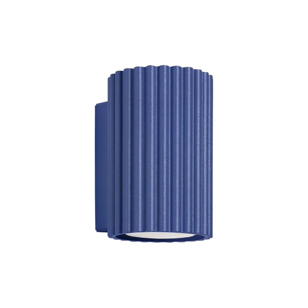 Applique aluminium outremer h 10 cm