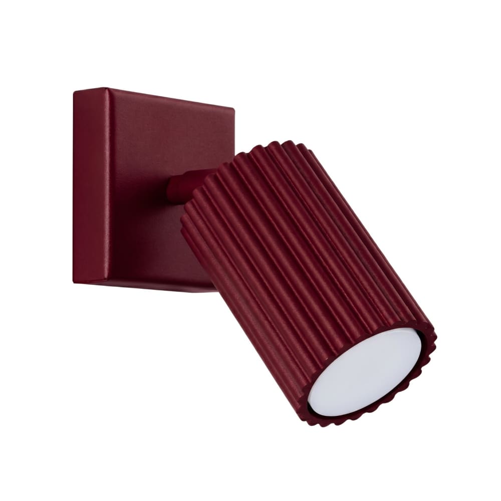 Applique aluminium bourgogne h 16 cm