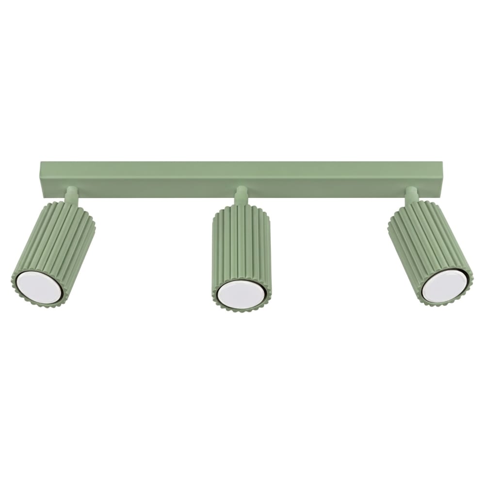 Plafonnier aluminium sauge h 16.5 cm