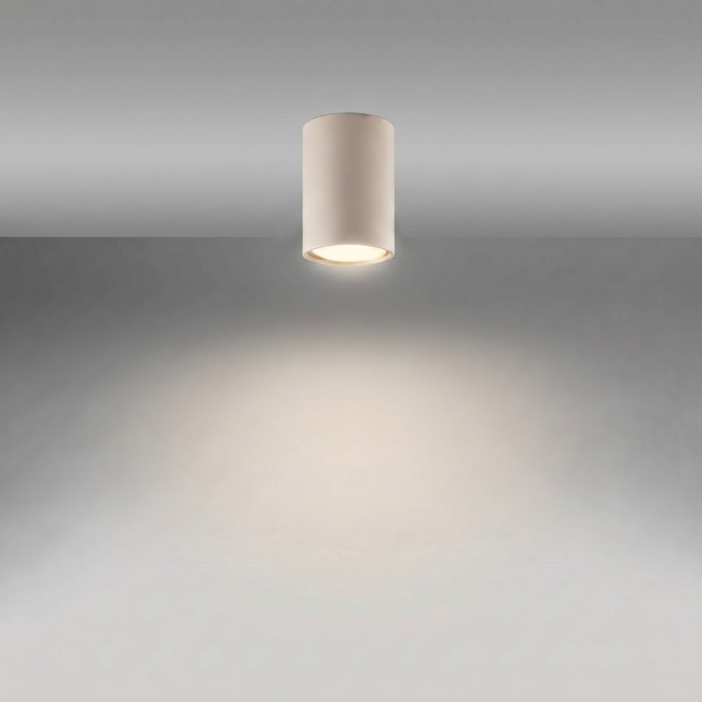 Plafonnier acier taupe h 10 cm — vue 4