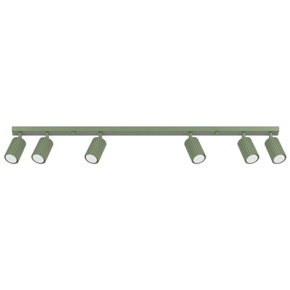 Plafonnier aluminium sauge h 16.5 cm