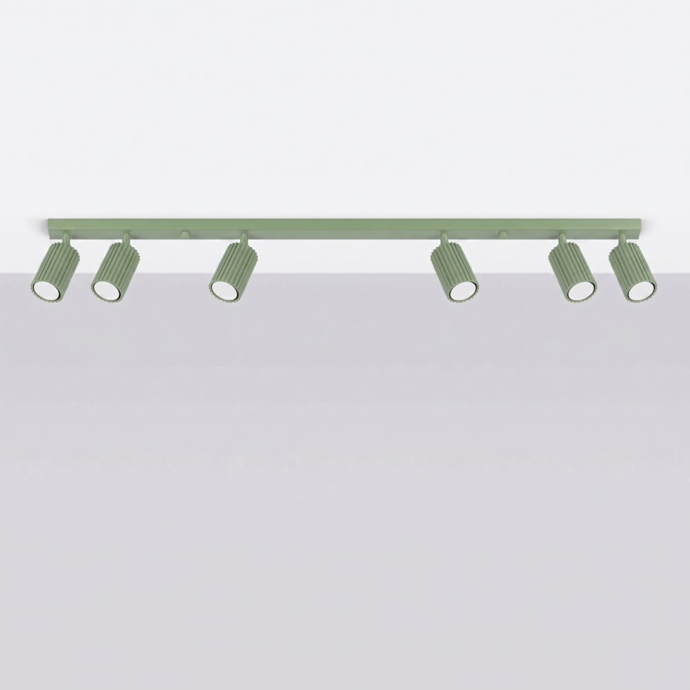 Plafonnier aluminium sauge h 16.5 cm — vue 3