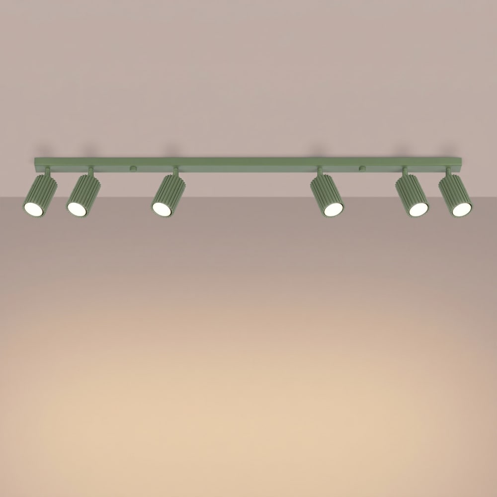 Plafonnier aluminium sauge h 16.5 cm — vue 4
