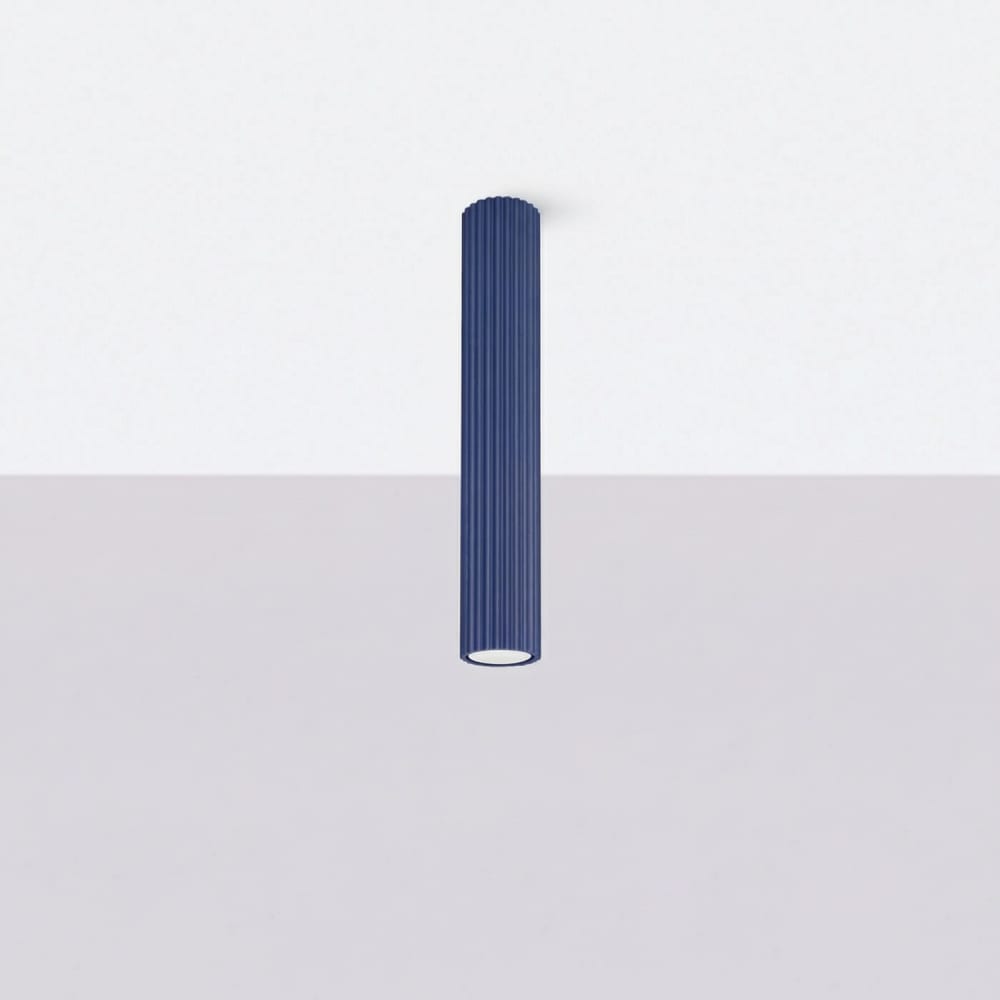 Plafonnier aluminium outremer h 40 cm — vue 3