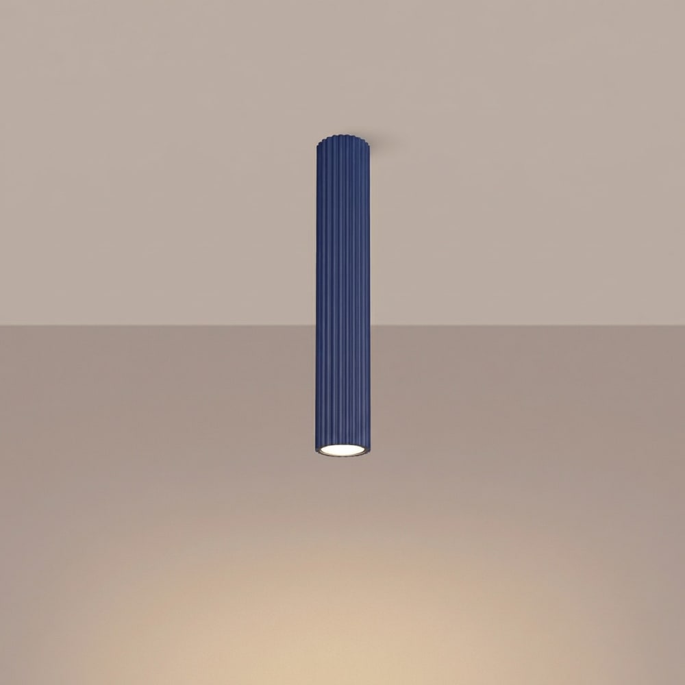 Plafonnier aluminium outremer h 40 cm — vue 4