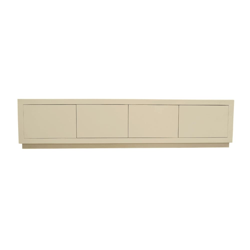Meuble tv bois sable avec rangement 200 cm Meuble tv bois sable avec rangement 200 cm