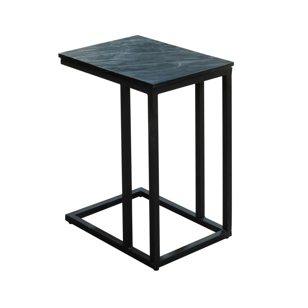 Table d'appoint pour ordinateur en marbre noir Table d'appoint pour ordinateur en marbre noir