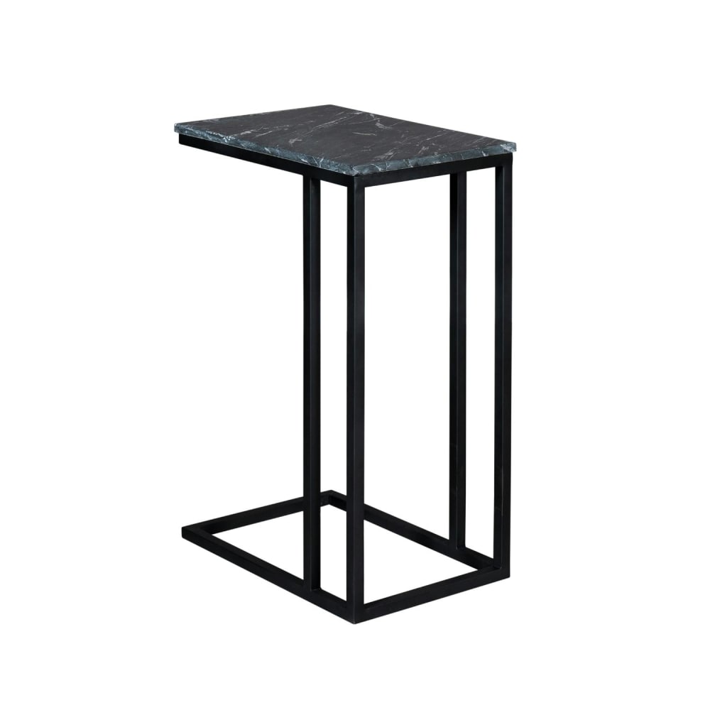 Table d'appoint pour ordinateur en marbre noir Table d'appoint pour ordinateur en marbre noir