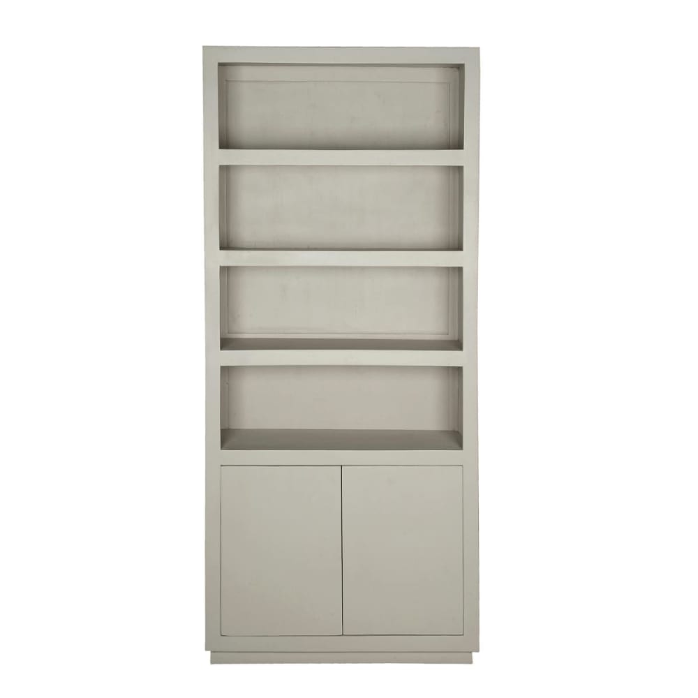 Bibliothèque de salon bois sable style minimaliste Bibliothèque de salon bois sable style minimaliste