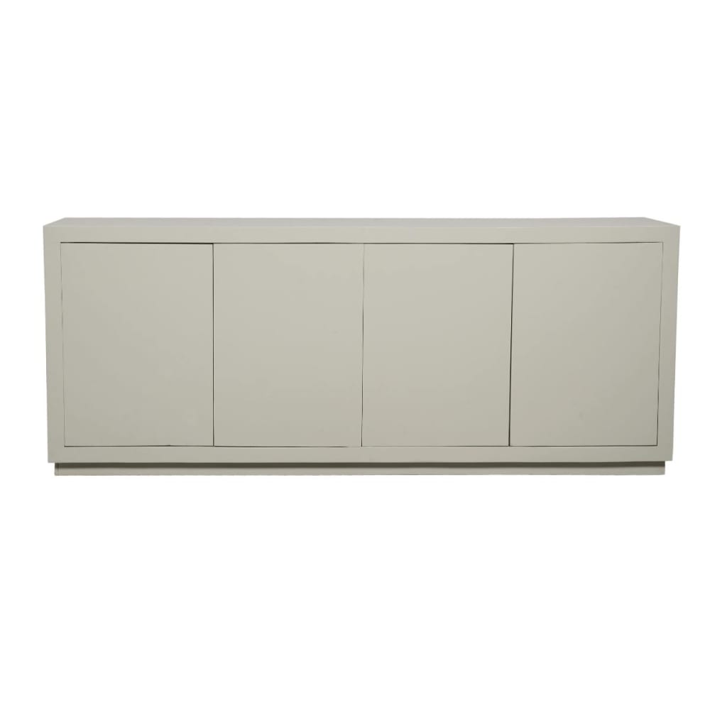 Buffet minimaliste bois sable 4 portes Buffet minimaliste bois sable 4 portes