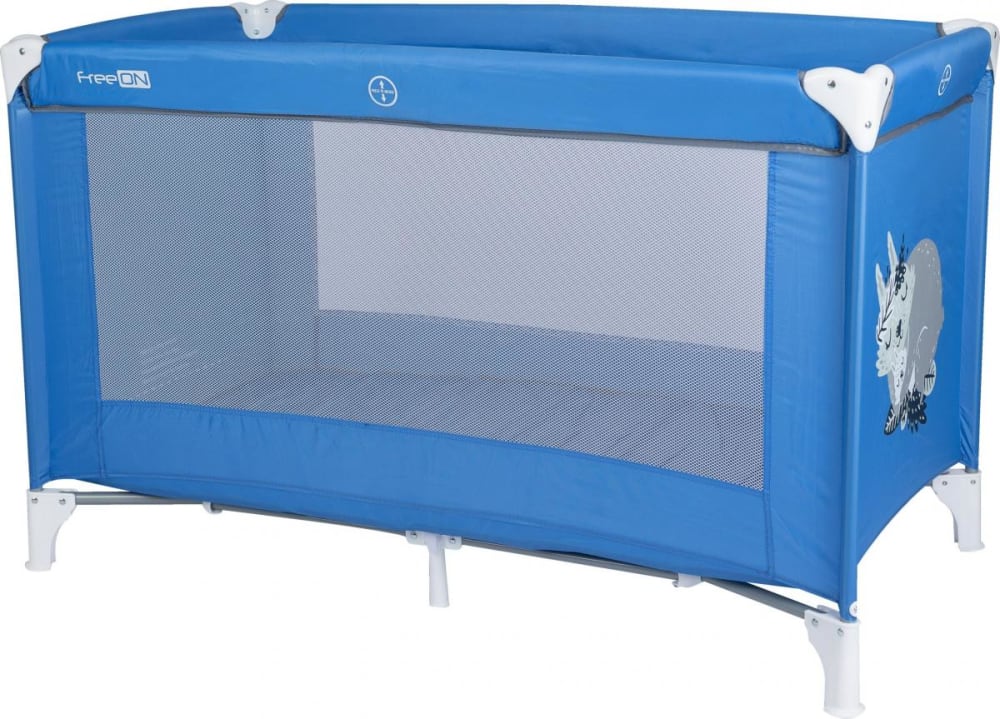 Lit de voyage 120x60 lapin bleu basic – eo