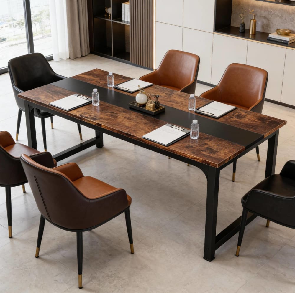 Schreibtisch mit große Arbeitsfläche, Metall, 160x80x74 cm,