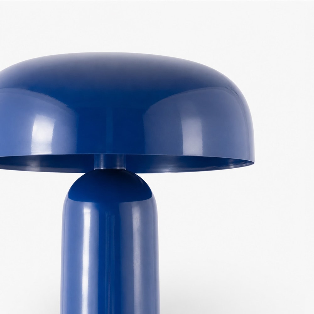 Lampadaire en métal bleu foncé — vue 4