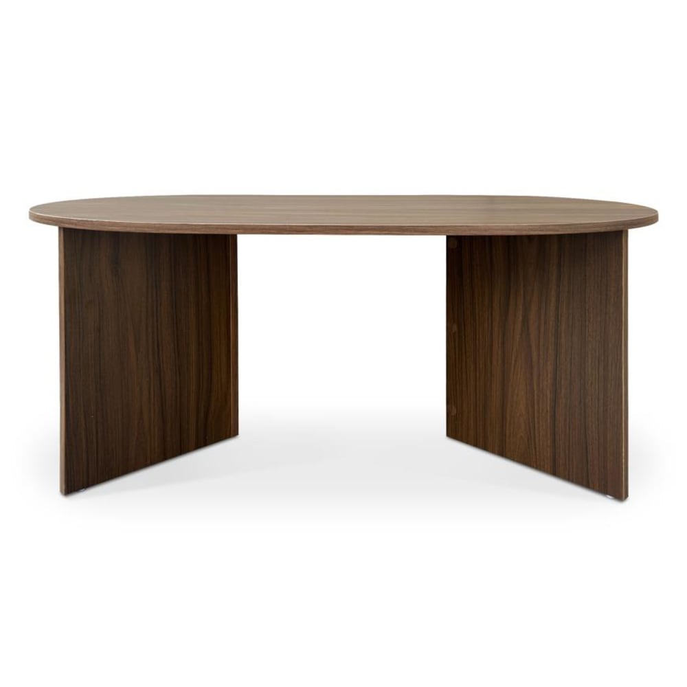 SICAAN Couchtisch Skandinavisch 100x45x60 cm Nussbaumoptik Braun Spanplatte