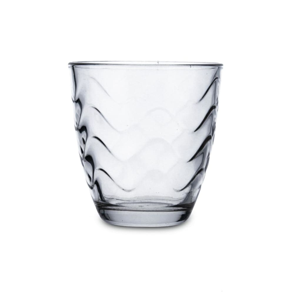 juego de 6 vasos bajos vidrio 26 cl