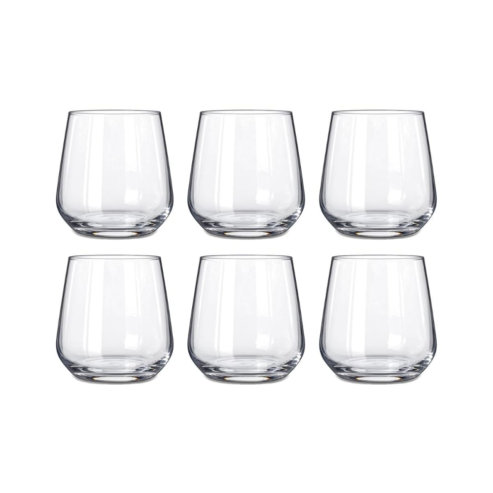 juego de 6 vasos bajos cristal 32 cl
