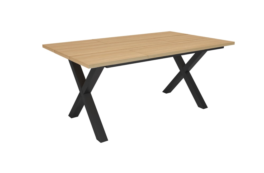 Esstisch Holzeffekt Eiche hell 167x90x74cm - Maisons Du Monde