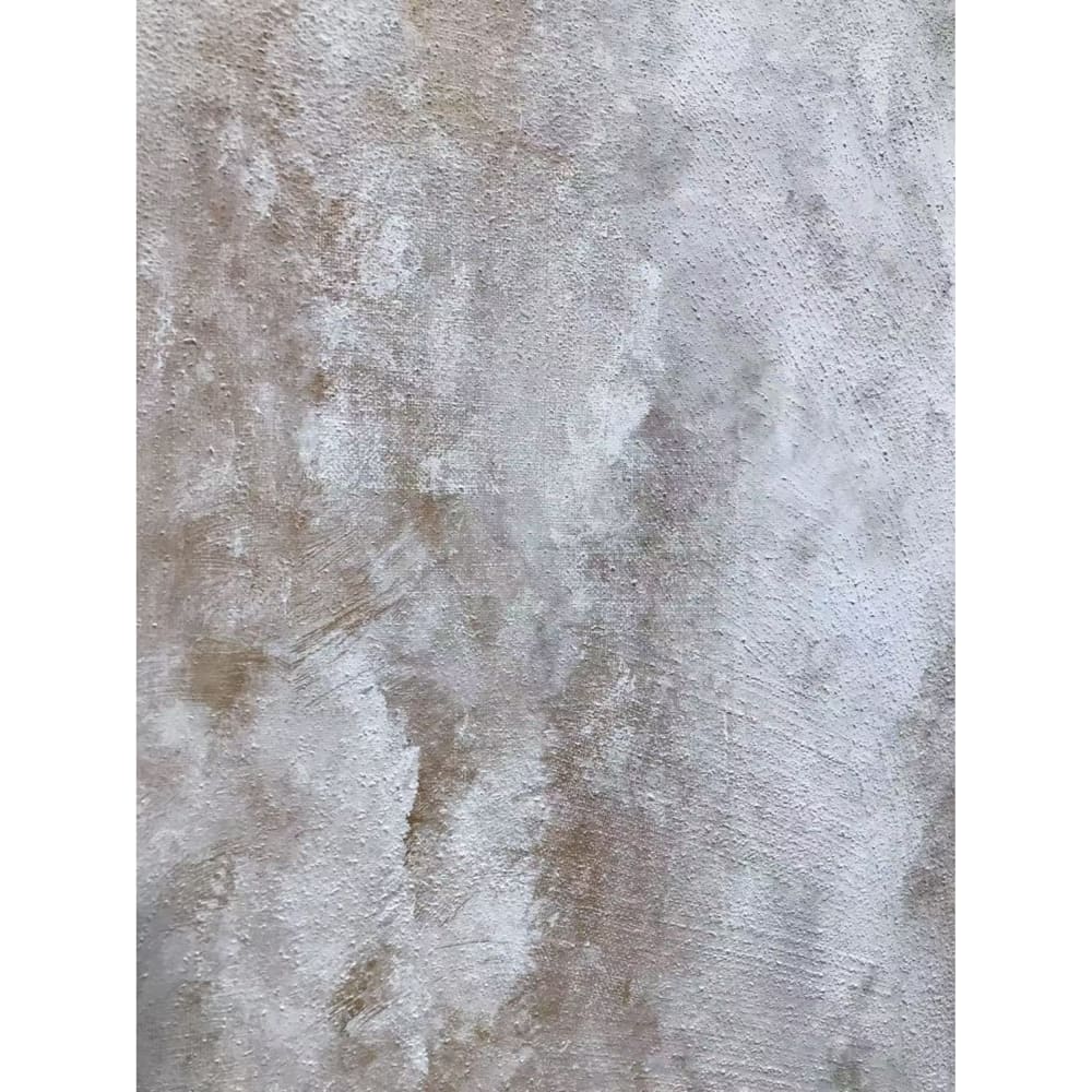 Tableau moderne peint main en tissu et mdf blanc 150x4x90 cm — vue 4