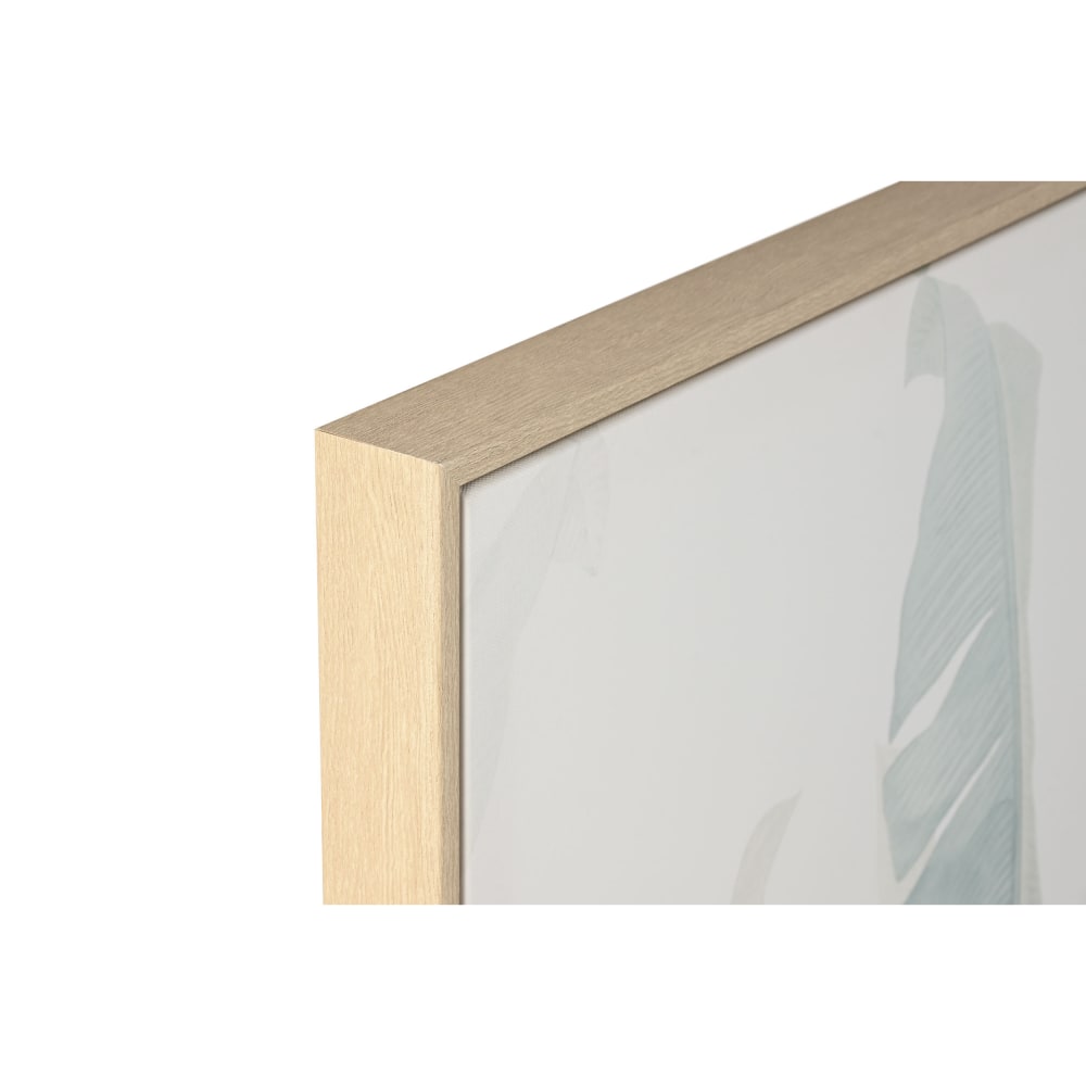 Ensemble de 3 tableaux tropicaux en tissu vert 180x4x120 cm — vue 4