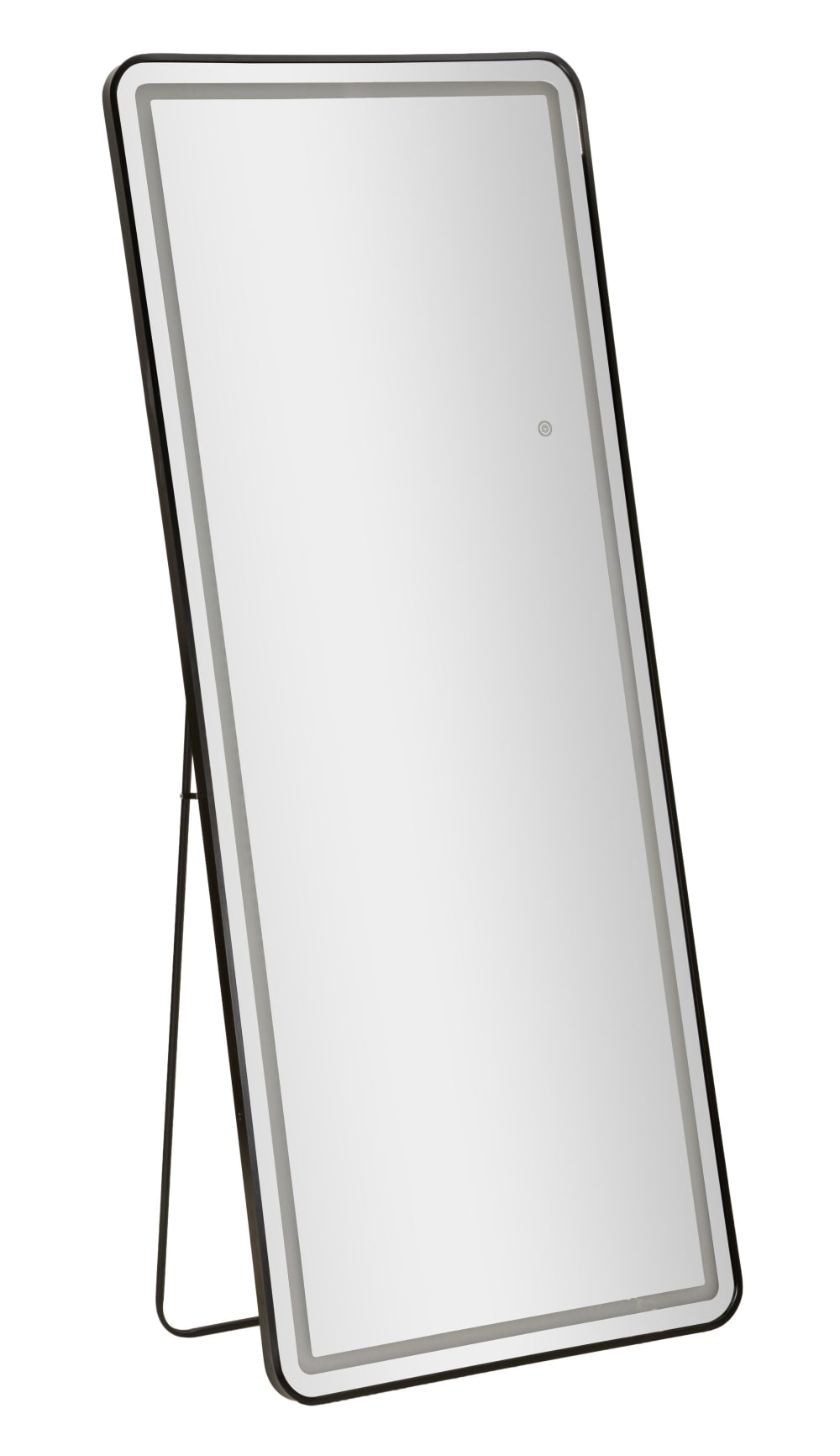 Rechteckiger Stand-/Wandspiegel mit LED-Beleuchtung, 70 x 170 cm