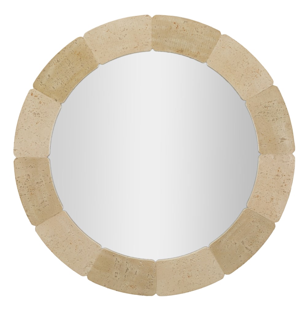 Runder Wandspiegel, Stil, ø 90x2,5 cm - Maisons Du Monde
