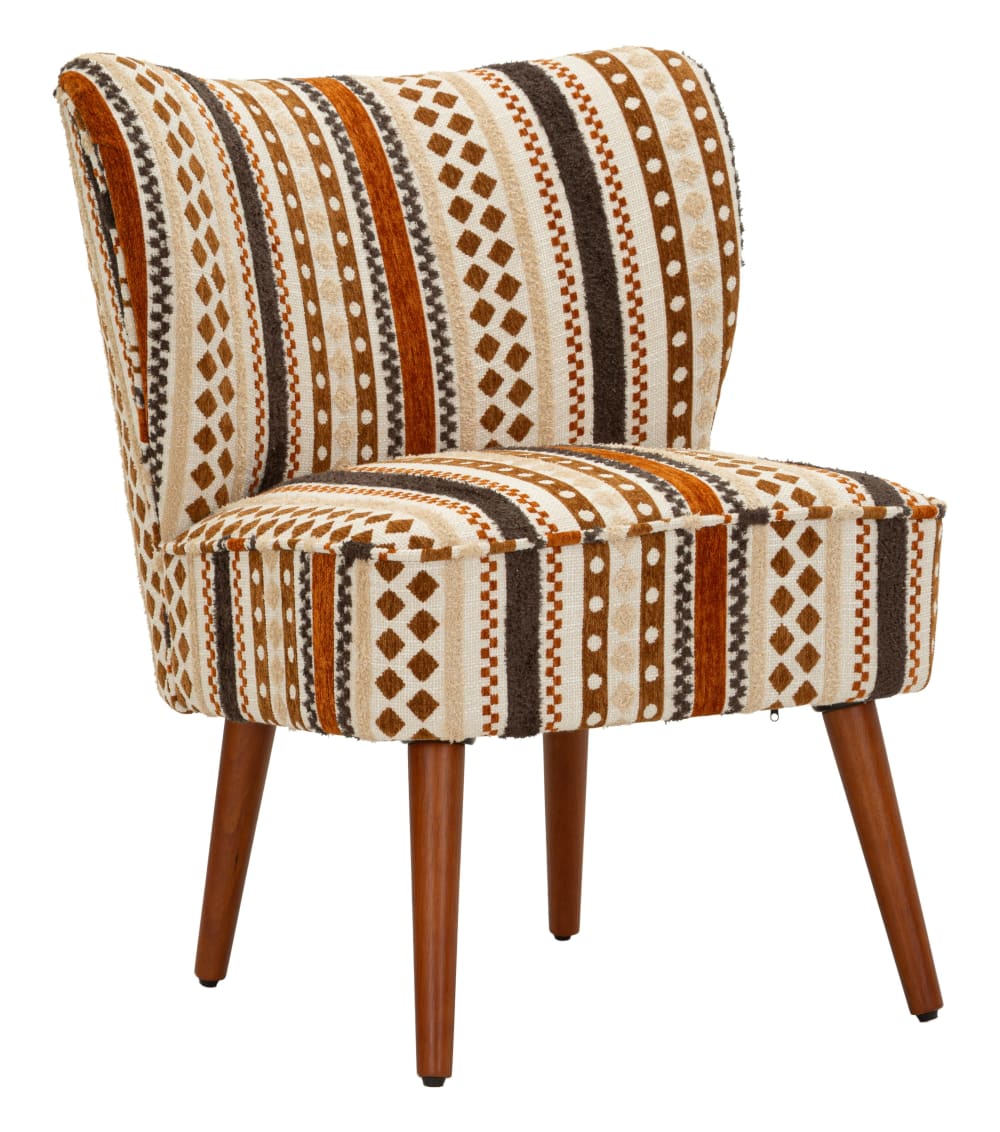 Fauteuil ethnique multicolore 65x68x80 cm