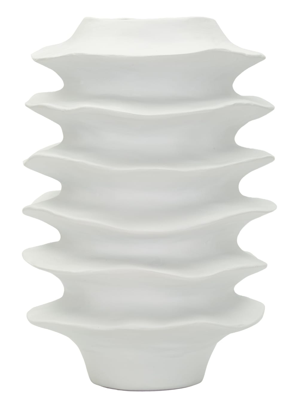 Moderne Vase mit Wellenbandmotiv, ø 25,5 x 37 cm - Maisons Du