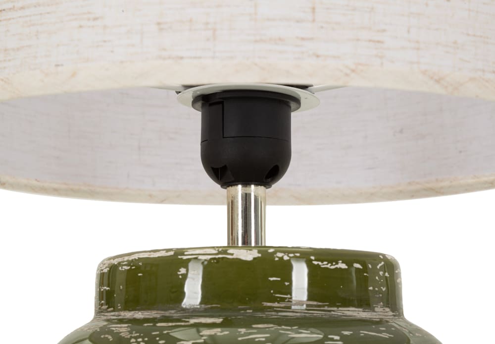 Lampe de table verte de style contemporain ø 27 x 47,5 cm — vue 3